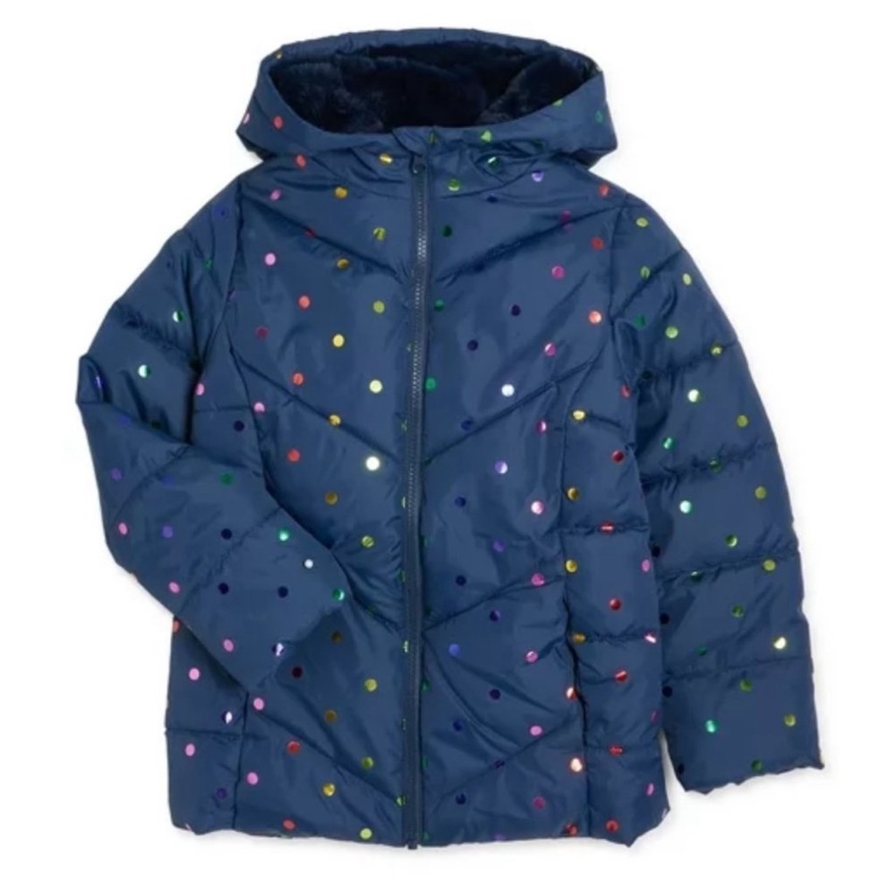 Swiss Tech Navy Puffer Coat